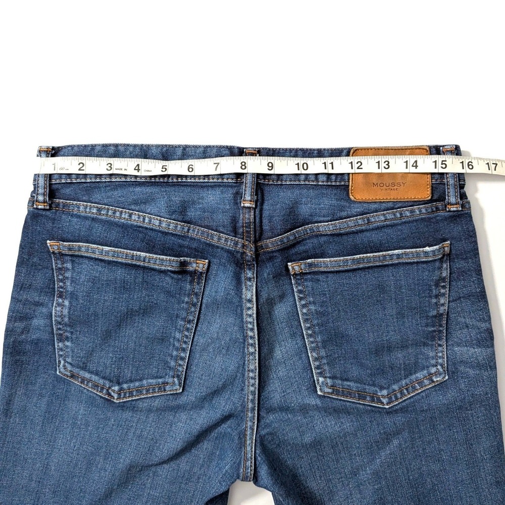 Moussy Vintage Cicero Skinny Jeans Dark Wash Made in Japan‎ Size 29 - Picture 15 of 16